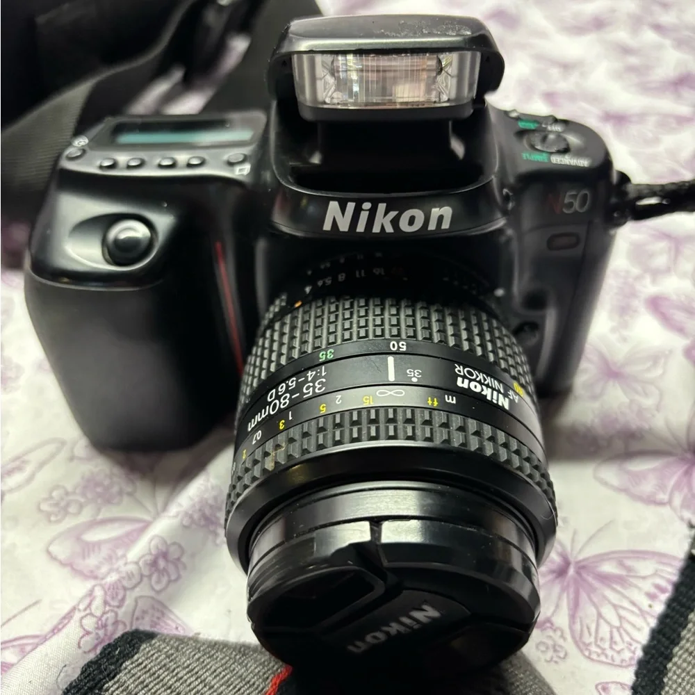 Vintage Nikon N50 SLR 35mm Film Camera